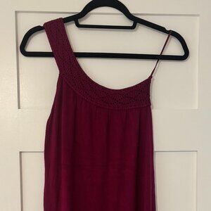 Grecian style one-shoulder Mango dress